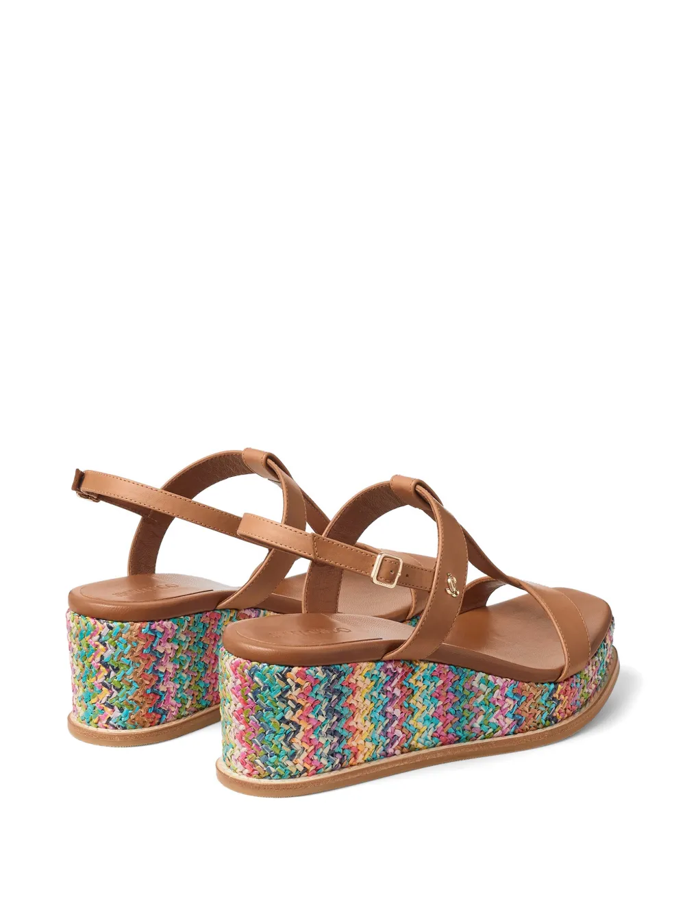 Jimmy Choo 60mm Theia wedge heeled sandals Bruin