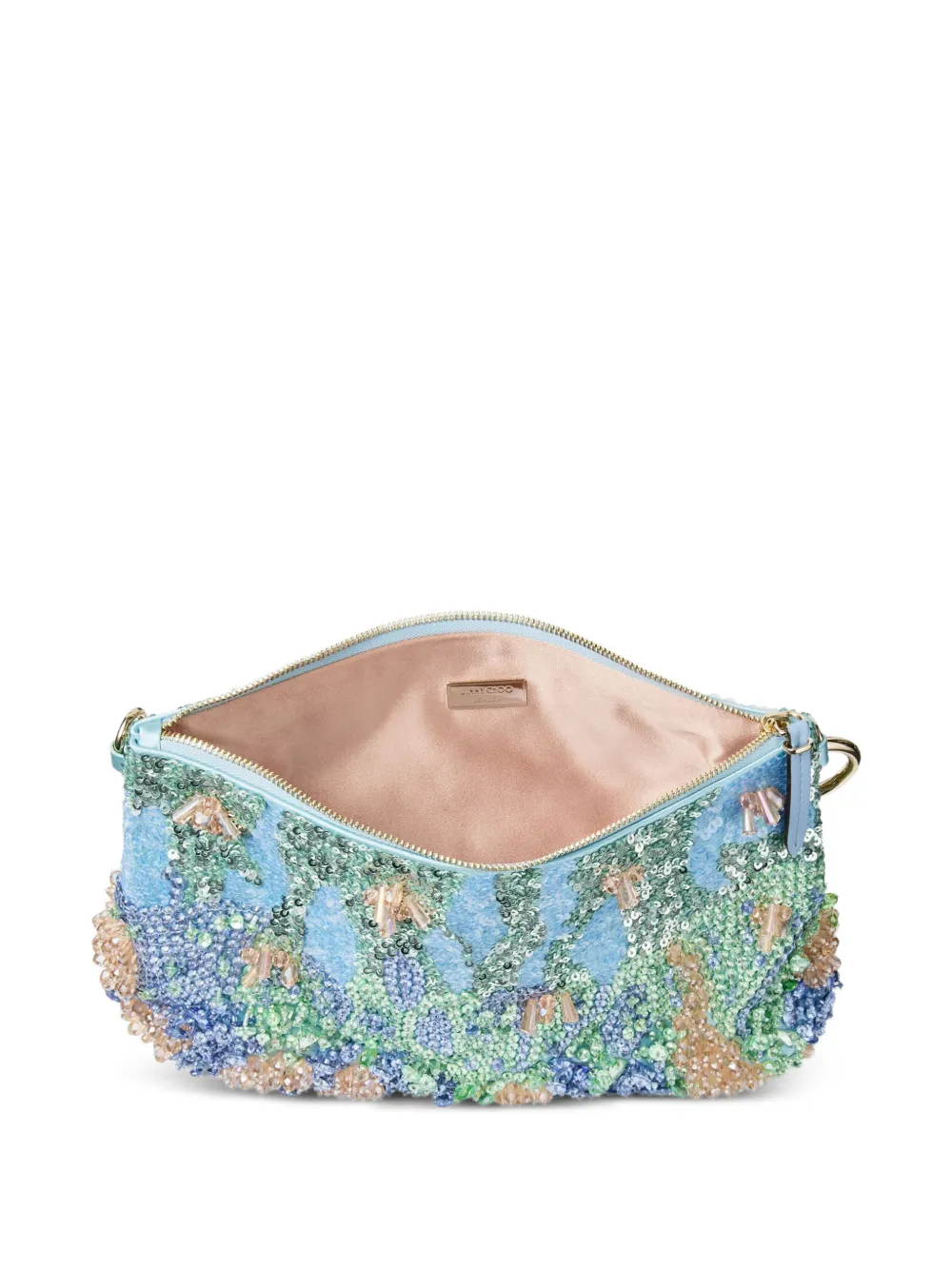 Jimmy Choo Callie Clutch Bag | Blue | FARFETCH GE