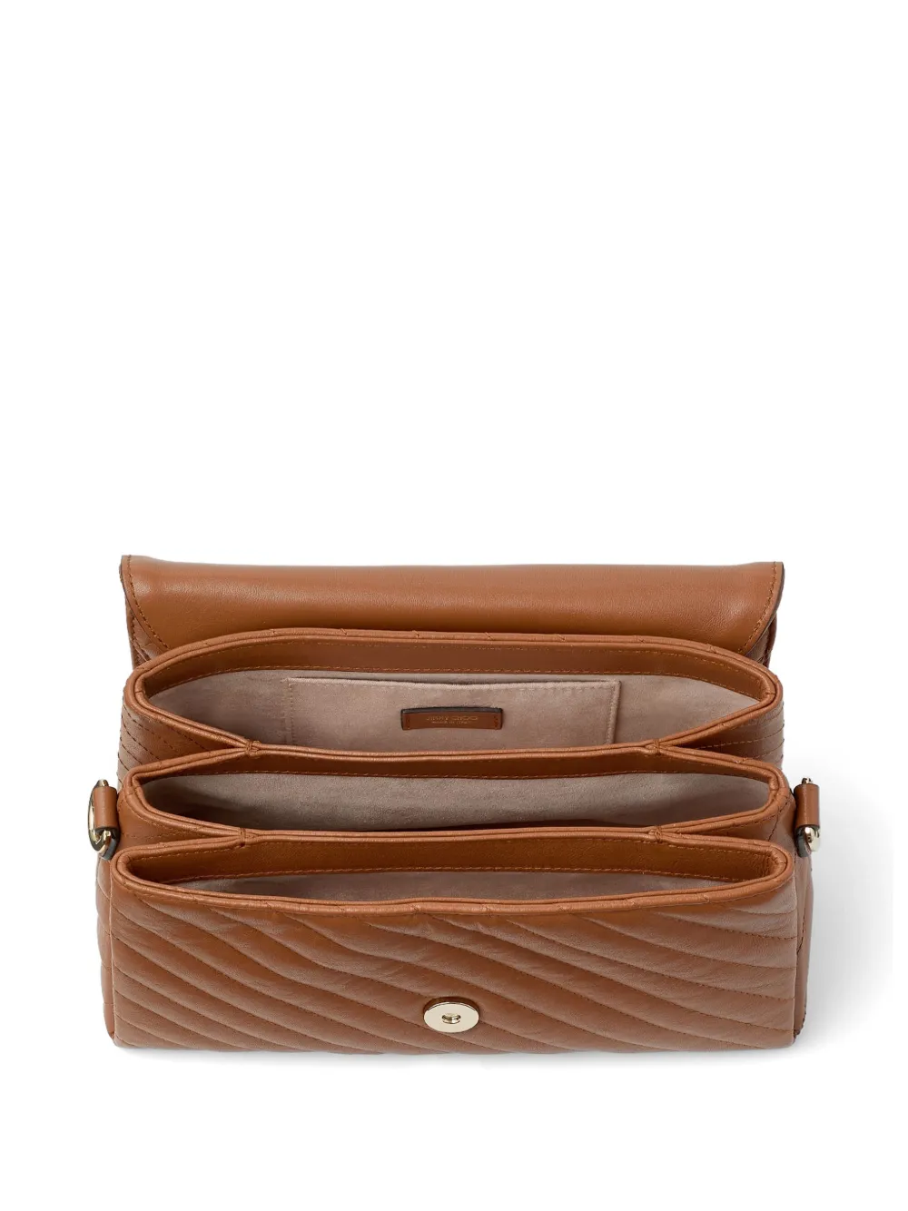 Jimmy Choo Leren schoudertas Bruin