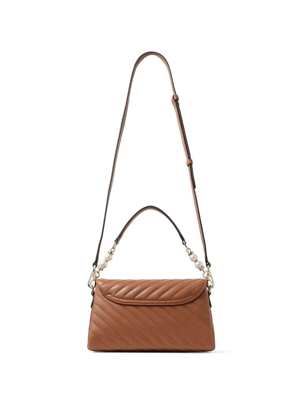 Jimmy Choo Leren schoudertas Bruin
