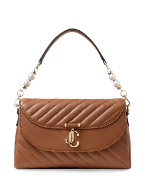 quilted leather shoulder bag