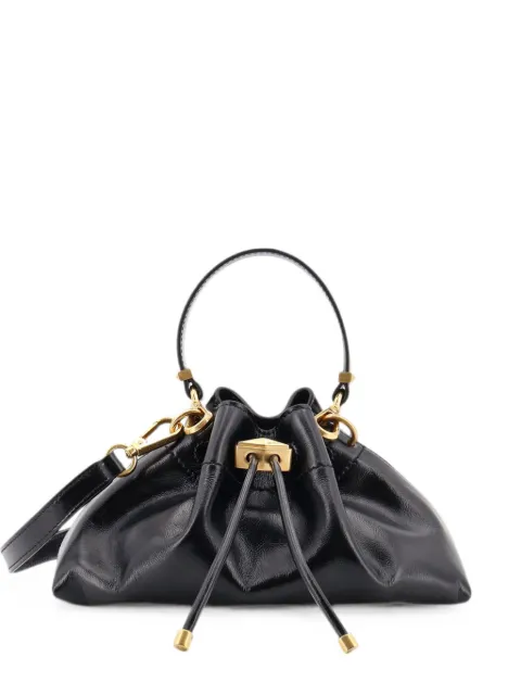 Jimmy Choo small Cinch drawstring leather shoulder bag
