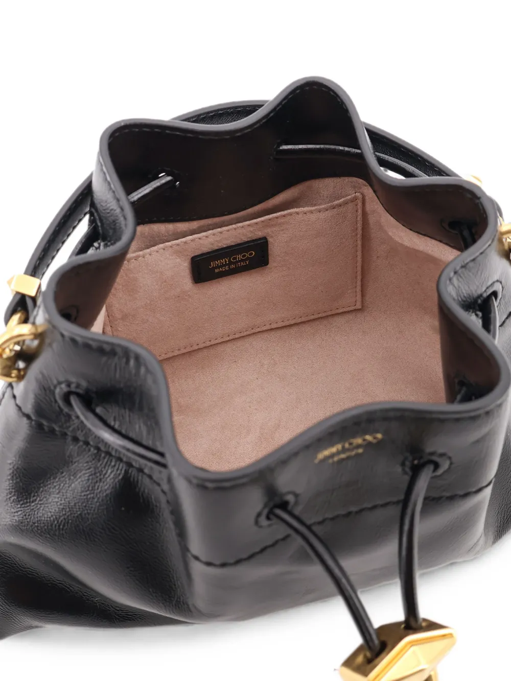Jimmy Choo Cinch レザーショルダーバッグ S | ブラック | FARFETCH JP