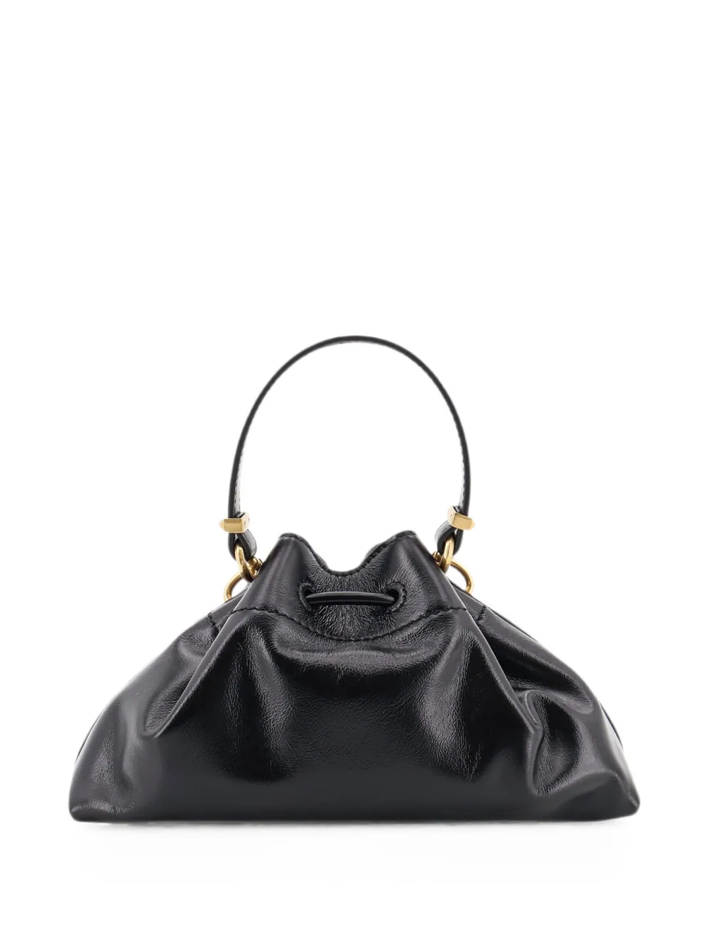 Jimmy Choo Kleine Cinch schoudertas Zwart