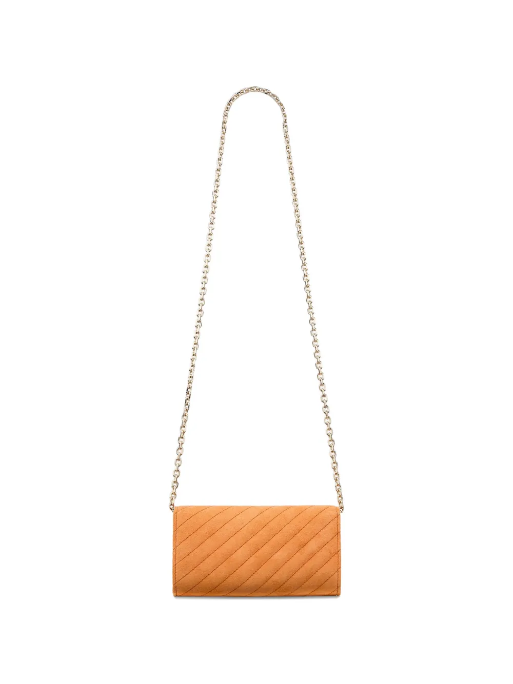 Jimmy Choo Curve portemonnee met ketting Oranje