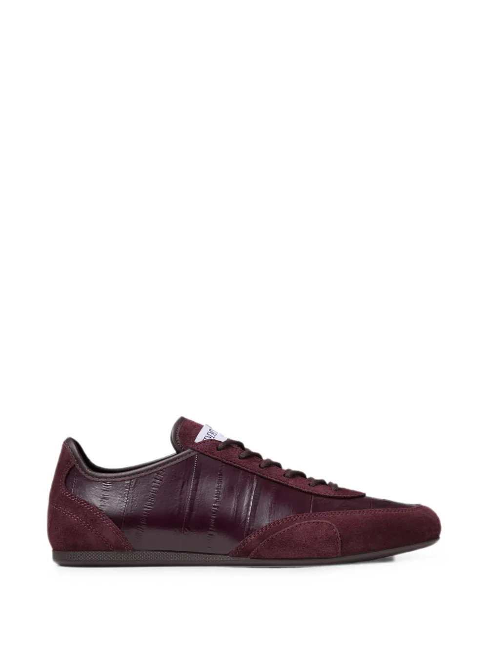 Jimmy Choo Sunny F leren low-top sneakers met print Rood