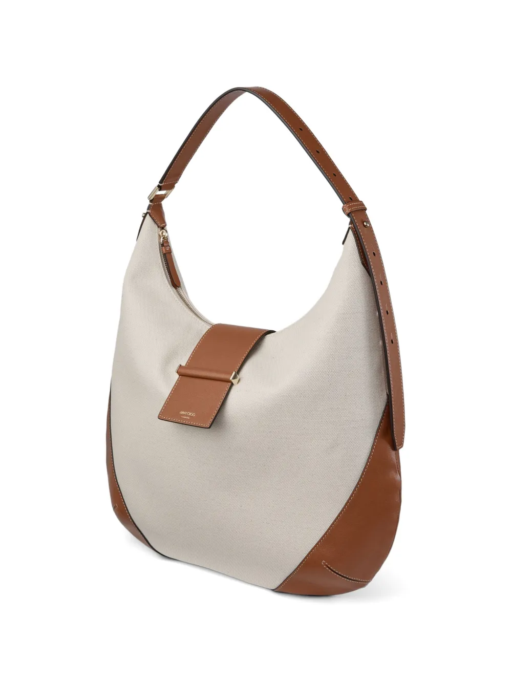 Jimmy Choo Bar schoudertas Beige