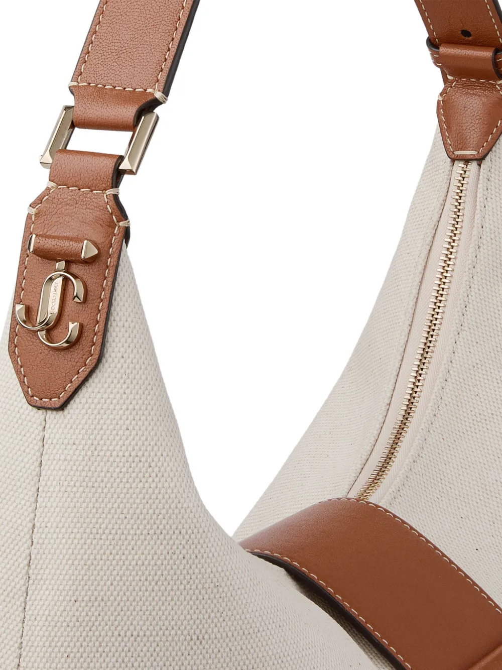 Jimmy Choo Bar schoudertas Beige