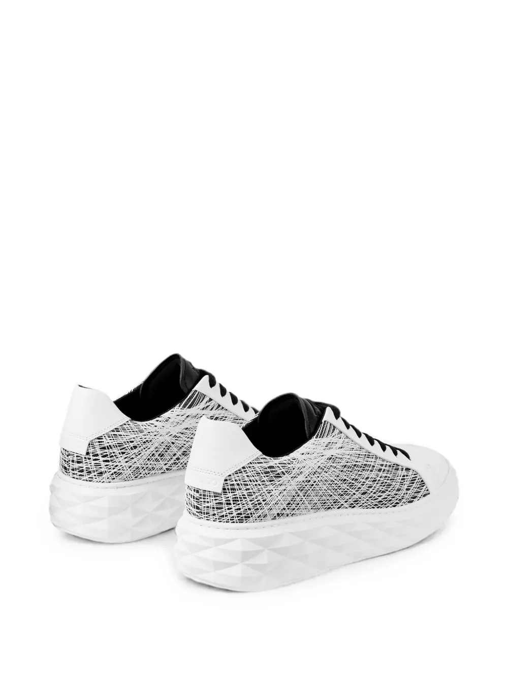 Jimmy Choo Diamond Light Maxi M sneakers Wit