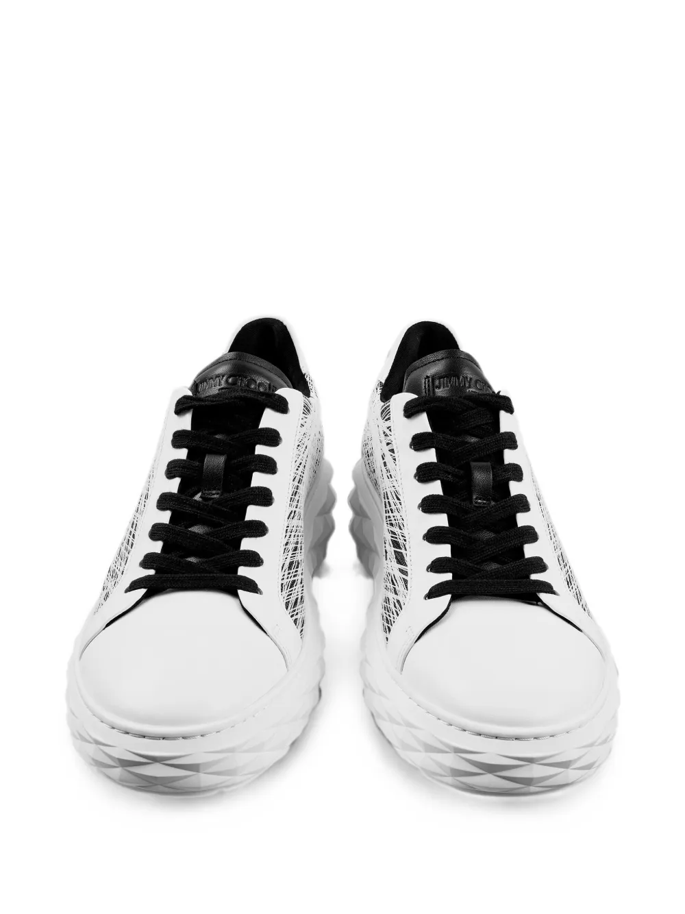 Jimmy Choo Diamond Light Maxi M sneakers Wit