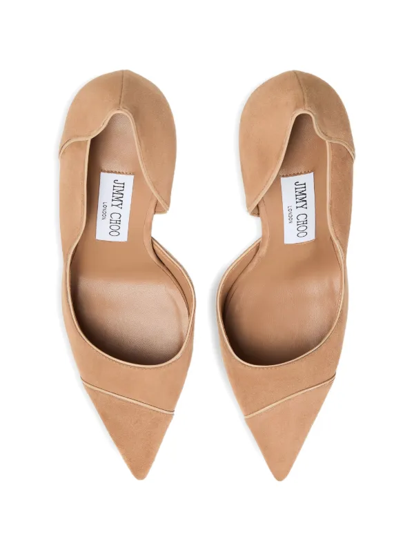 Jimmy Choo Scarpin Brigitte 100 | Neutro | FARFETCH BR