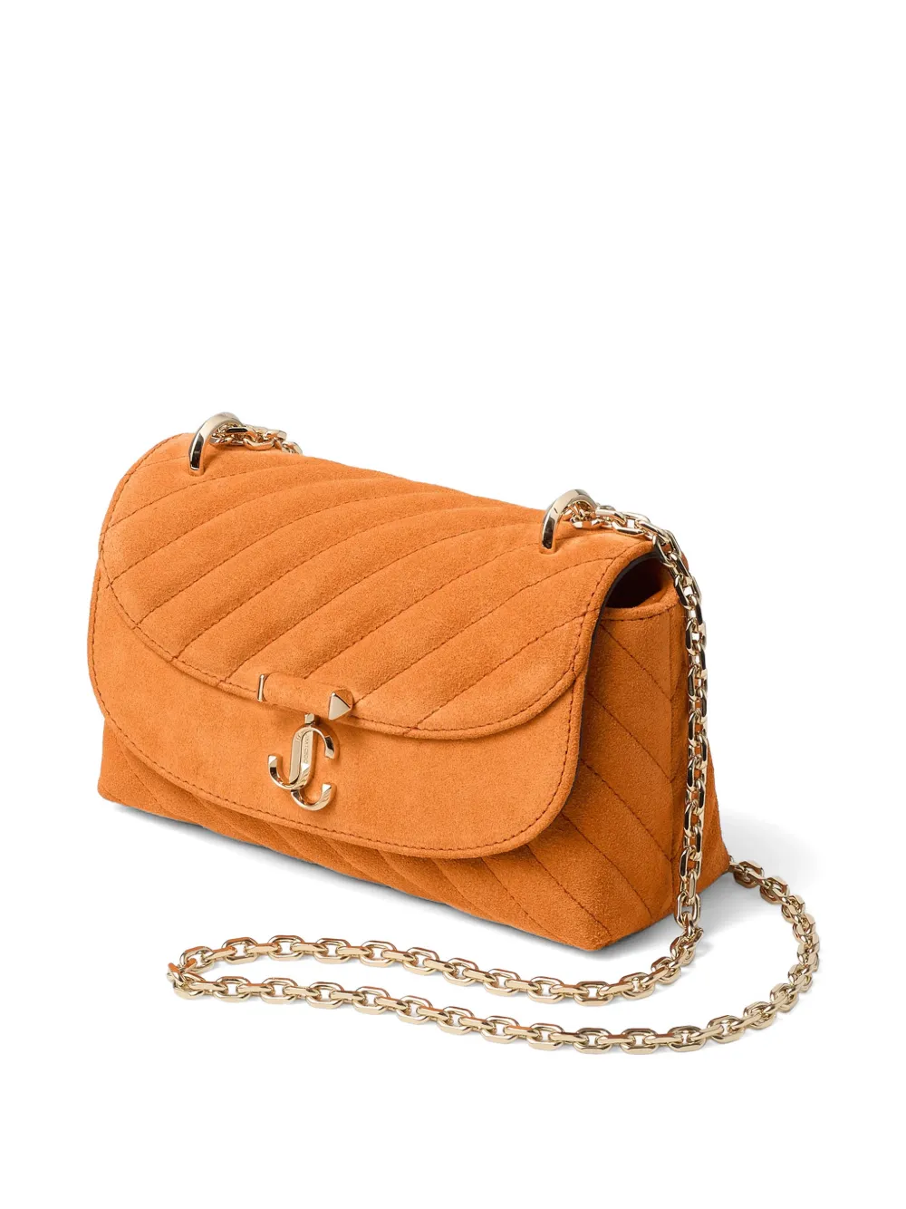 Jimmy Choo Kleine Curve crossbodytas Oranje