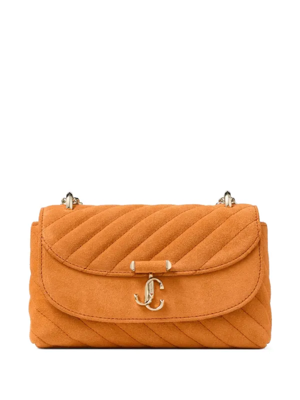Jimmy Choo Curve Crossbody Small Bag in Orange