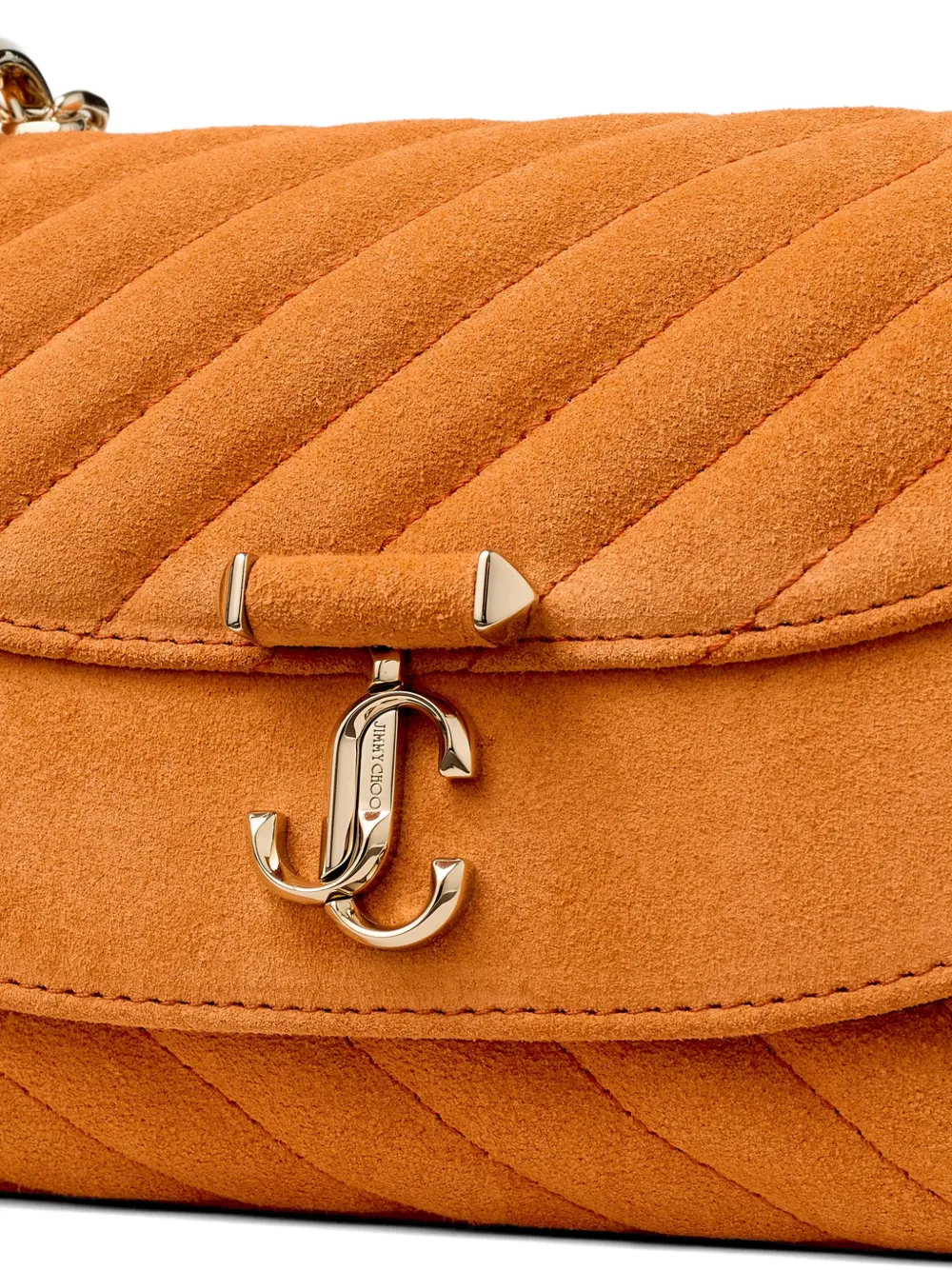 Jimmy Choo Kleine Curve crossbodytas Oranje