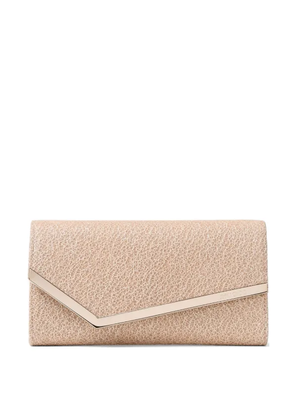 Jimmy Choo グリッタークラッチバッグ | ニュートラル | FARFETCH JP
