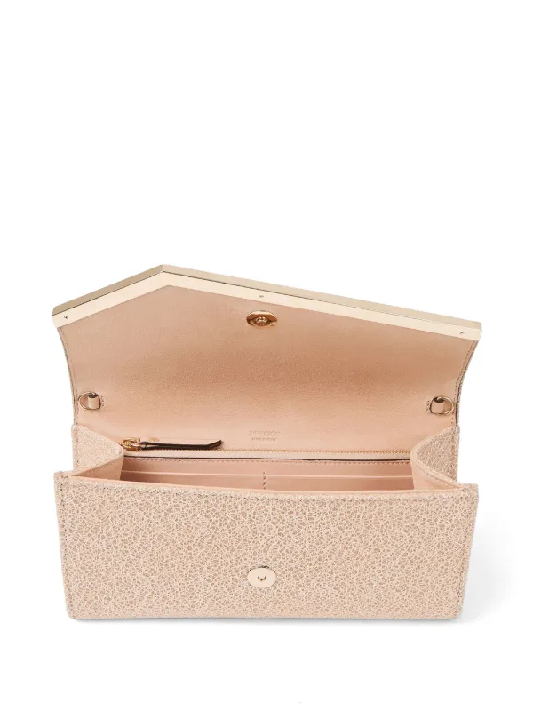 Jimmy Choo グリッタークラッチバッグ | ニュートラル | FARFETCH JP