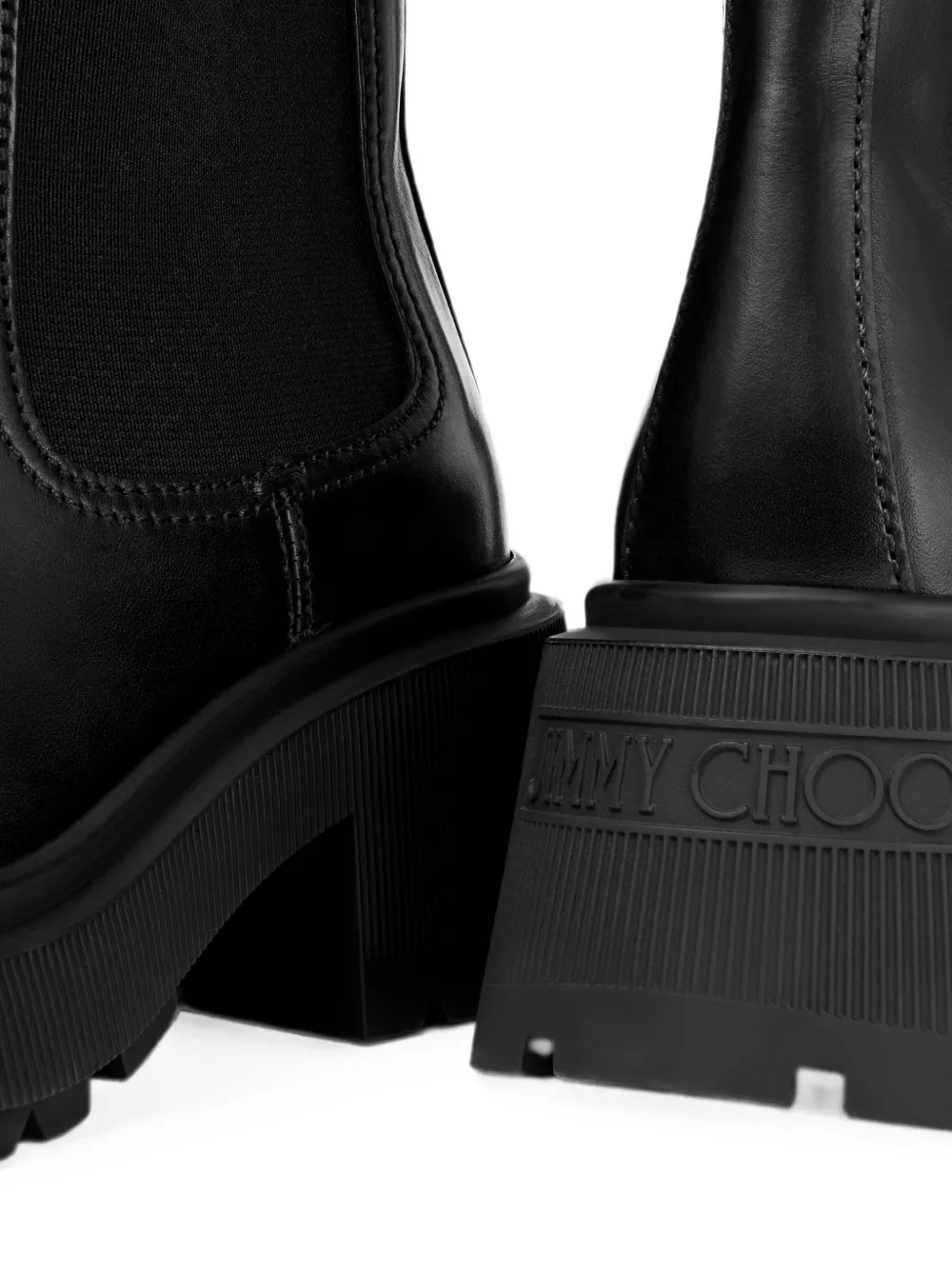 Jimmy Choo Tamia Chelsea flat boots Zwart