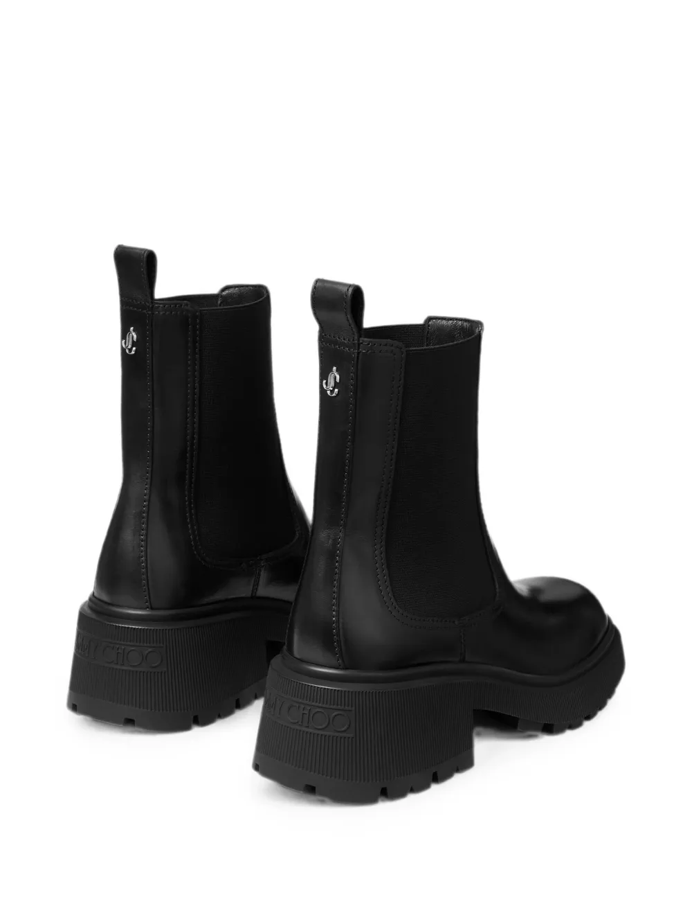 Jimmy Choo Tamia Chelsea flat boots Zwart