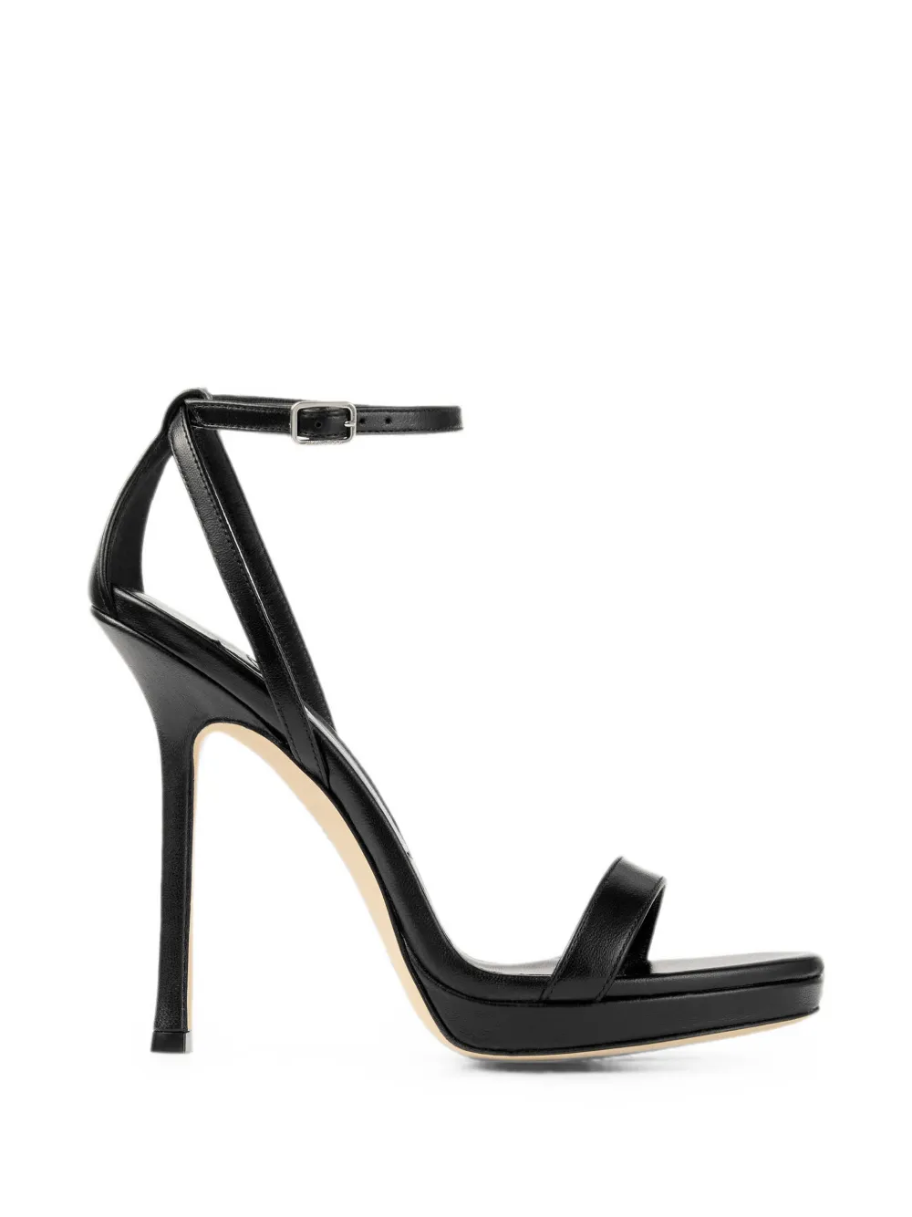 Jimmy Choo Moza 120 ankle-strap platform sandals - Black