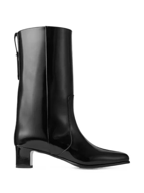 Jimmy Choo Caly Mid 45 Boots in Black