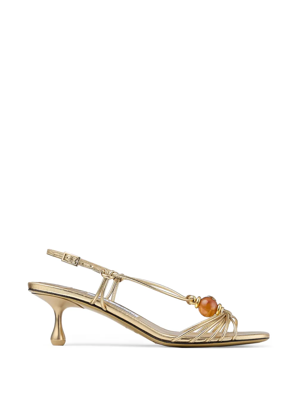 Jimmy Choo Lova bead-embellished sandals Goud