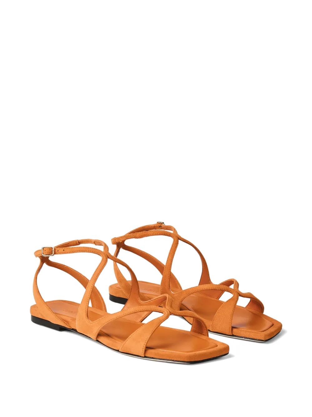 Jimmy Choo Alya sandalen met enkelbandje Oranje