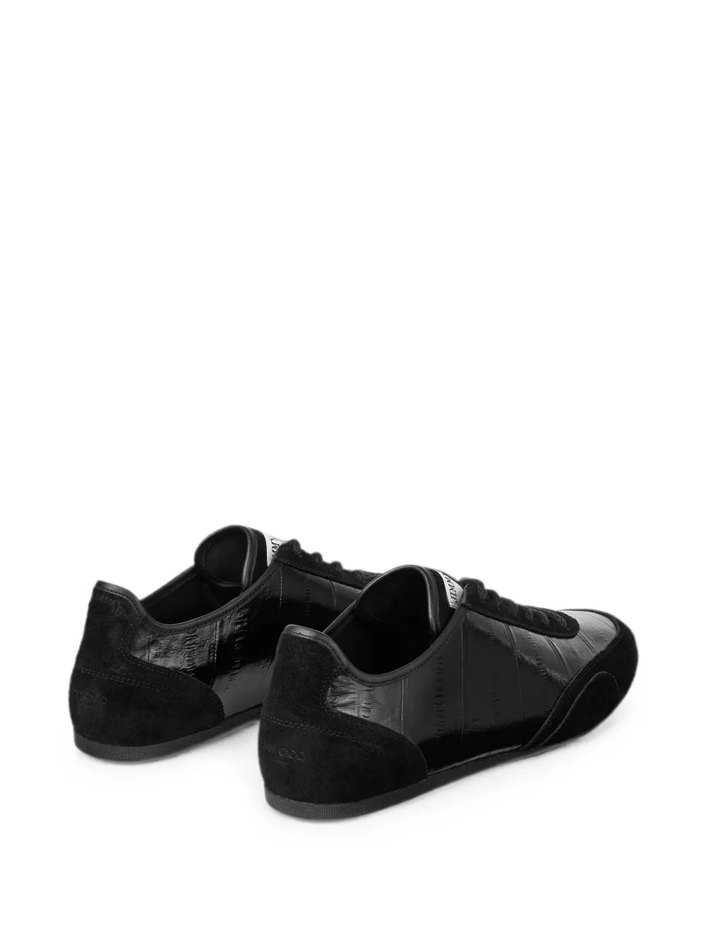 Jimmy Choo Sunny panelled leather sneakers Zwart