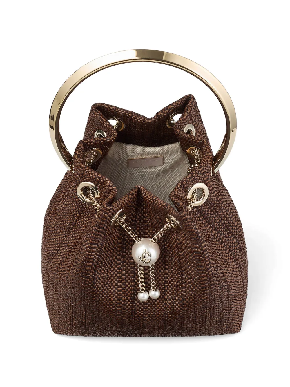 Jimmy Choo Bon bucket-tas Bruin