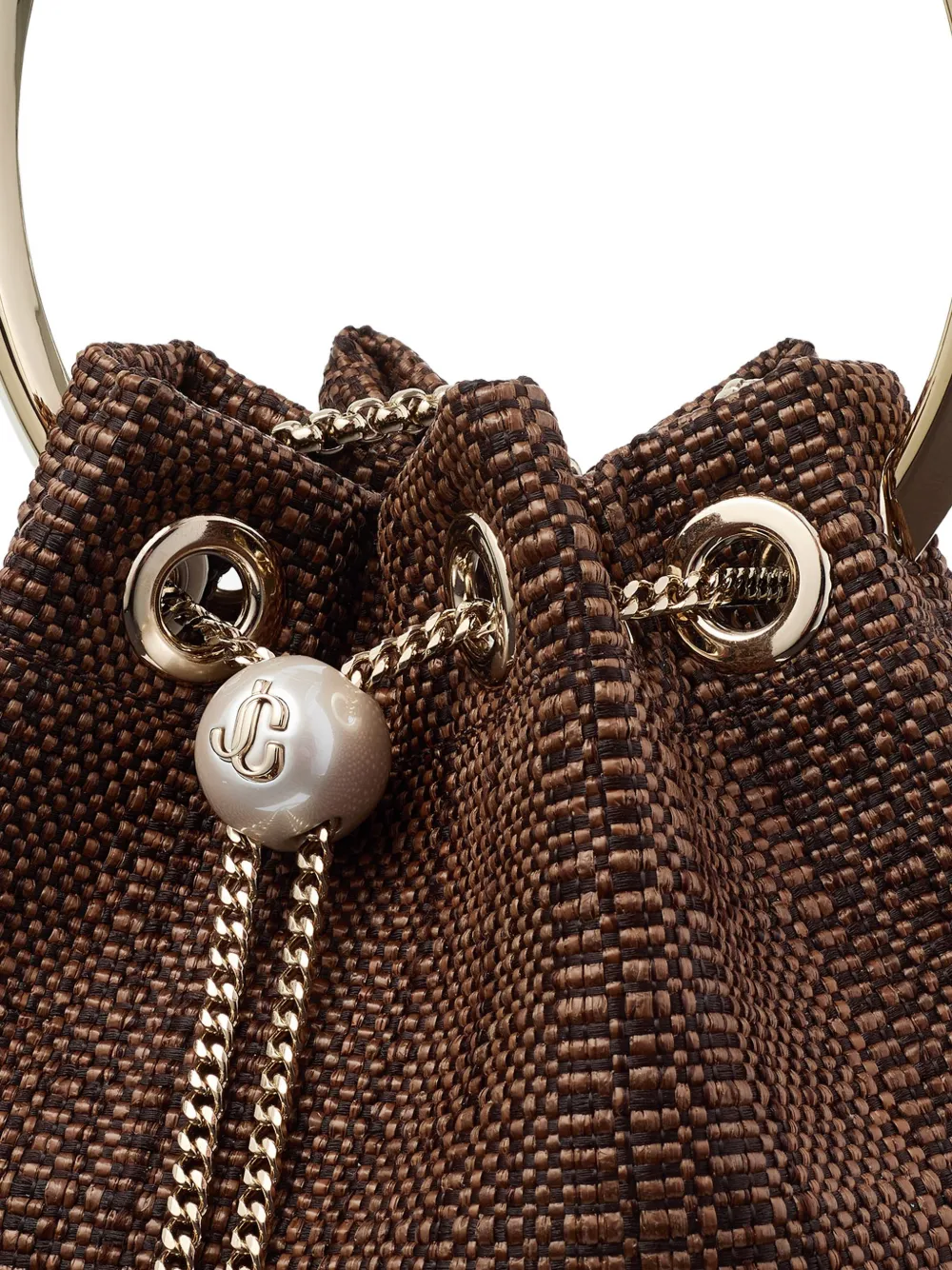 Jimmy Choo Bon bucket-tas Bruin