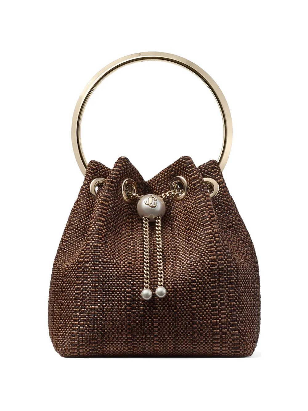 Jimmy Choo Bon Bon bucket bag - Marrone