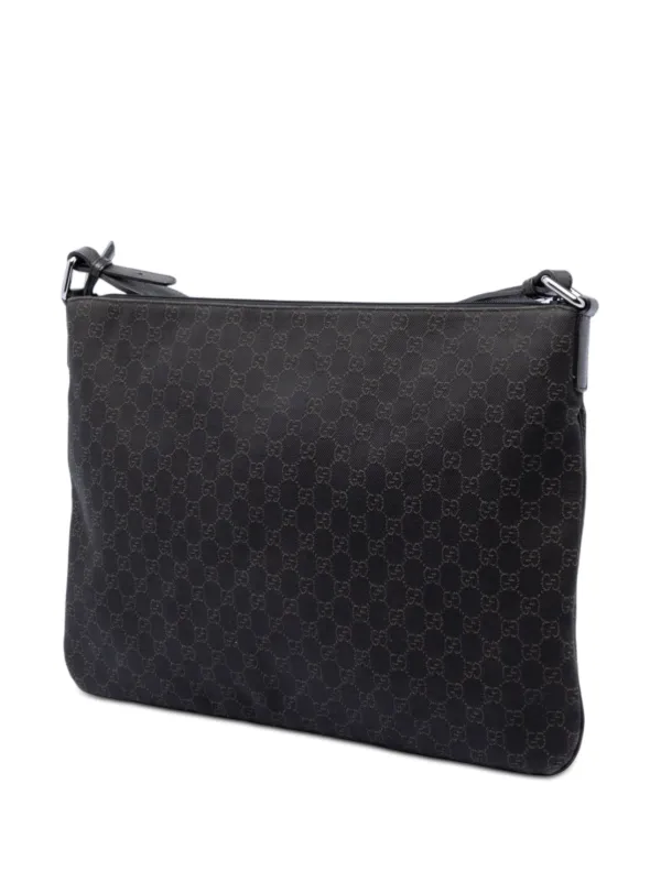 Gucci Pre-Owned 2016-2026 GG デニム ショルダーバッグ | ブラウン 