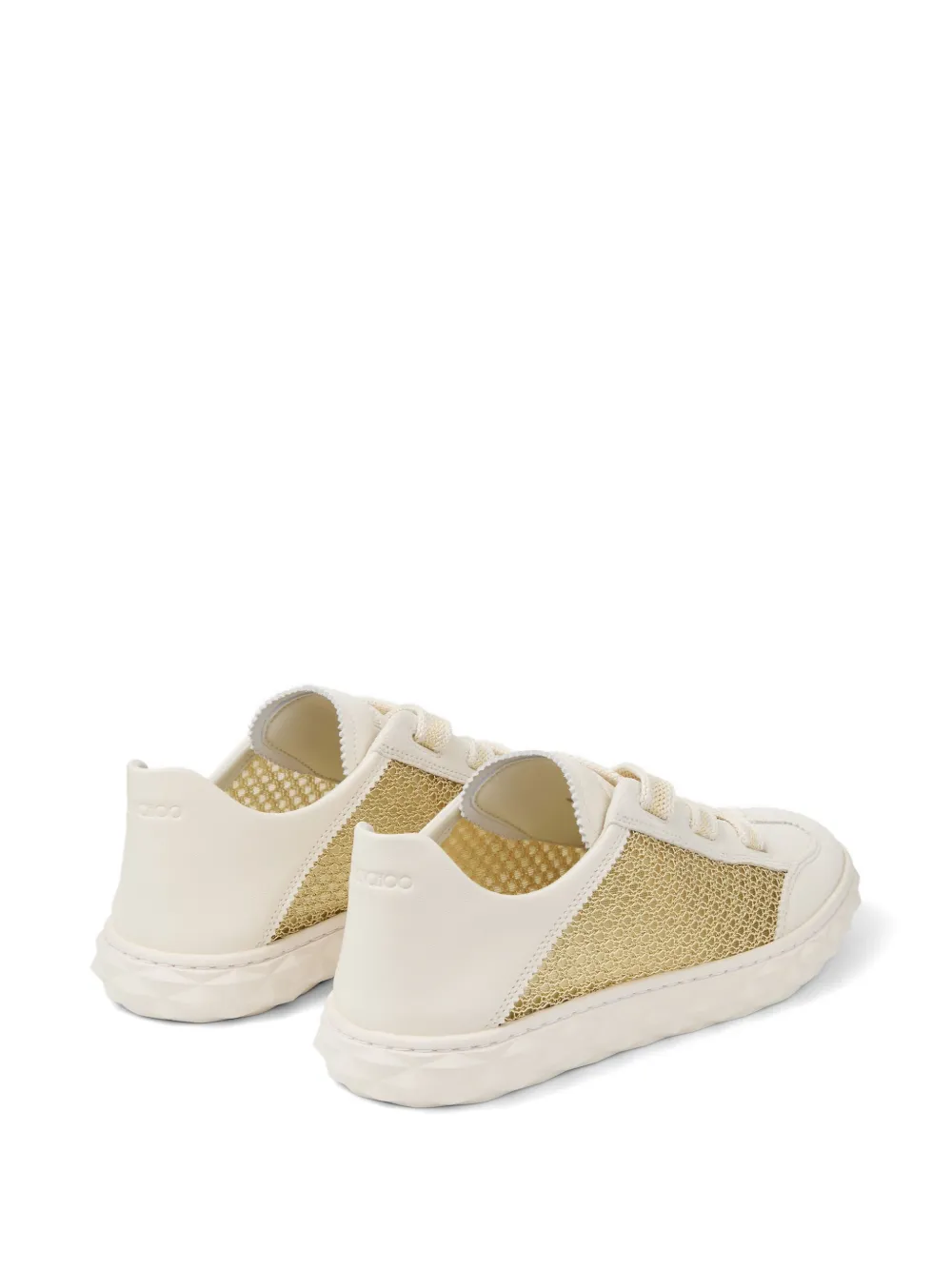 Jimmy Choo Diamond Light Flex sneakers met mesh Beige