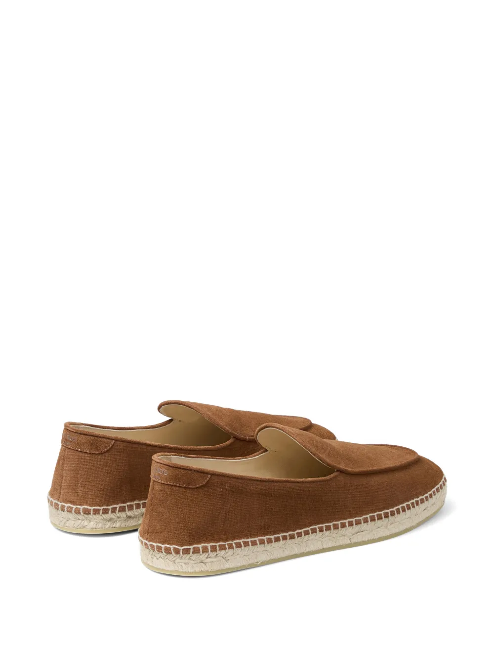 Jimmy Choo Vine fluwelen suède espadrilles Bruin