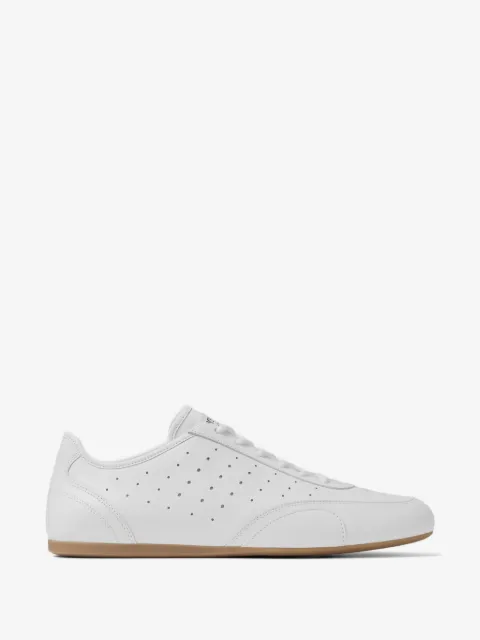 Jimmy Choo Sunny M leather mix low top trainers
