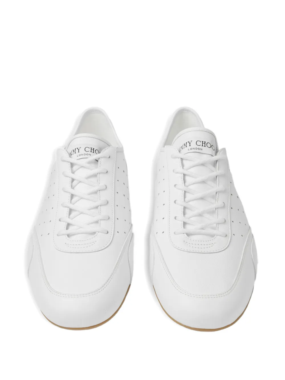 Jimmy Choo Sunny geperforeerde sneakers Wit