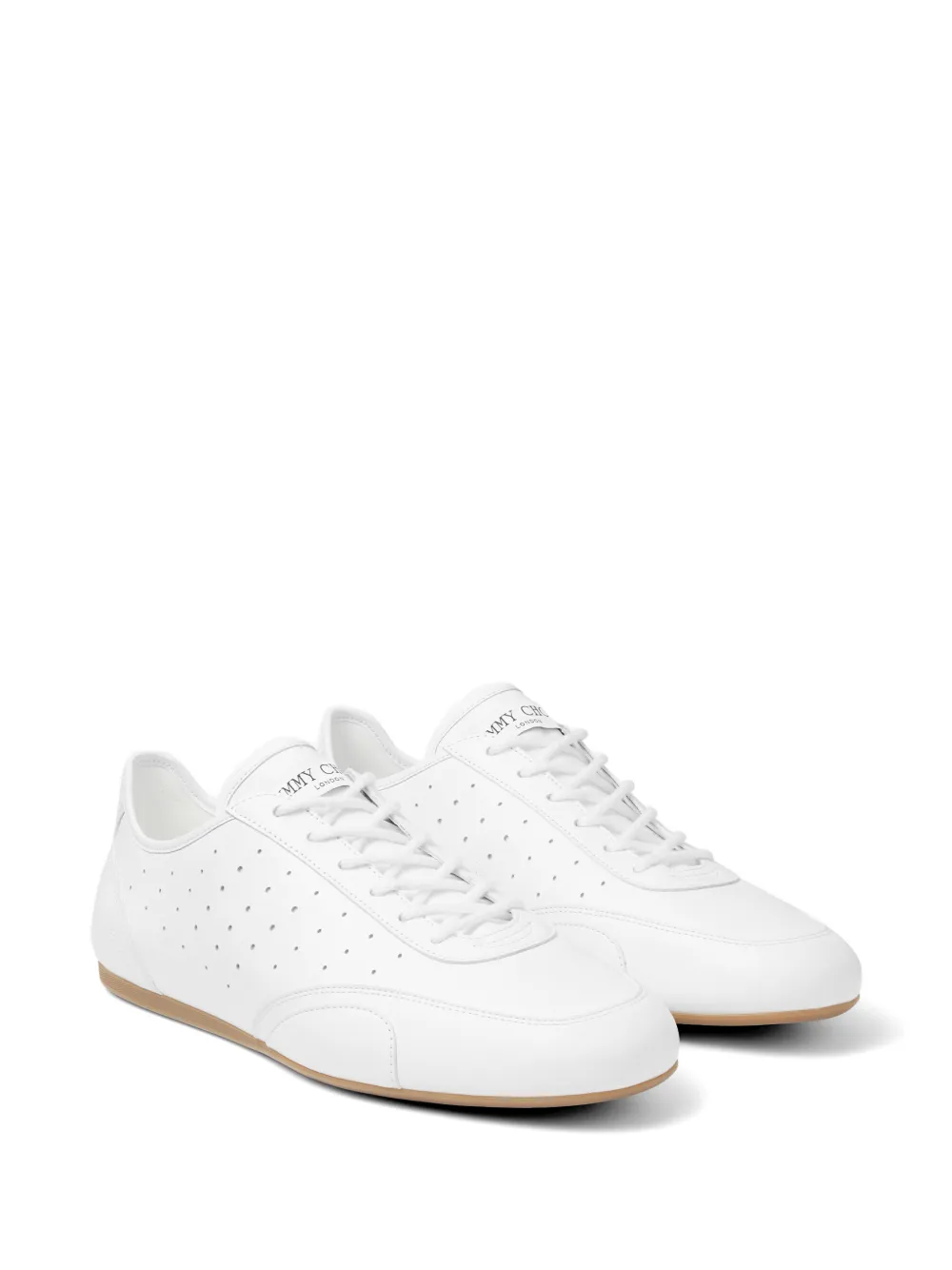 Jimmy Choo Sunny geperforeerde sneakers Wit