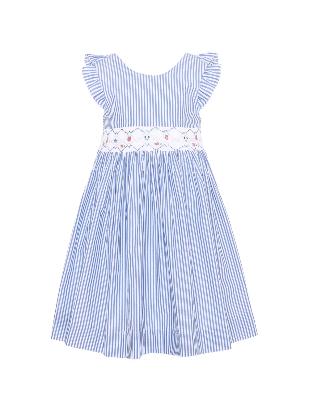 KIDIWI sleeveless striped dress - Blu