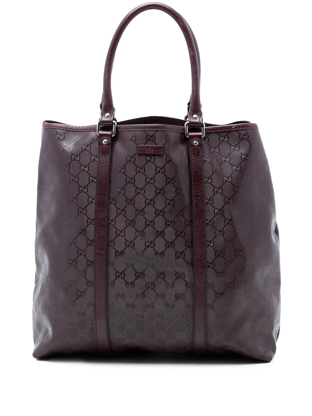 Gucci Pre-Owned 2016-2025 GG Imprime Joy Vertical tote bag - Rosso