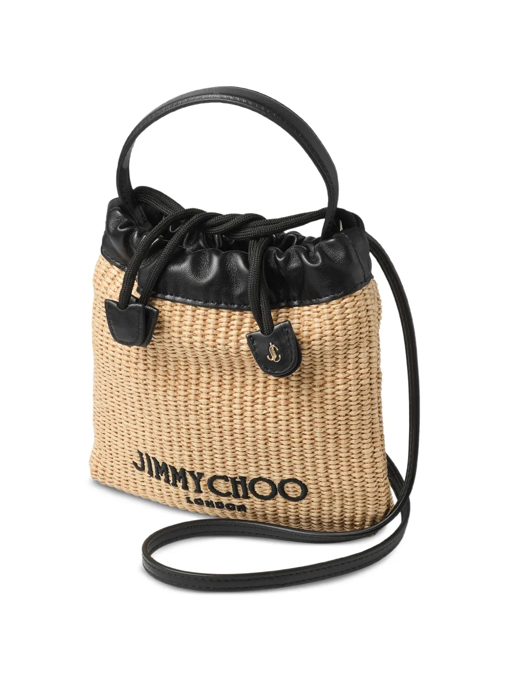 JIMMY CHOO 2wayドローストリング ショルダーバッグ Jimmy Choo ドローストリング クラッチバッグ | ニュートラル