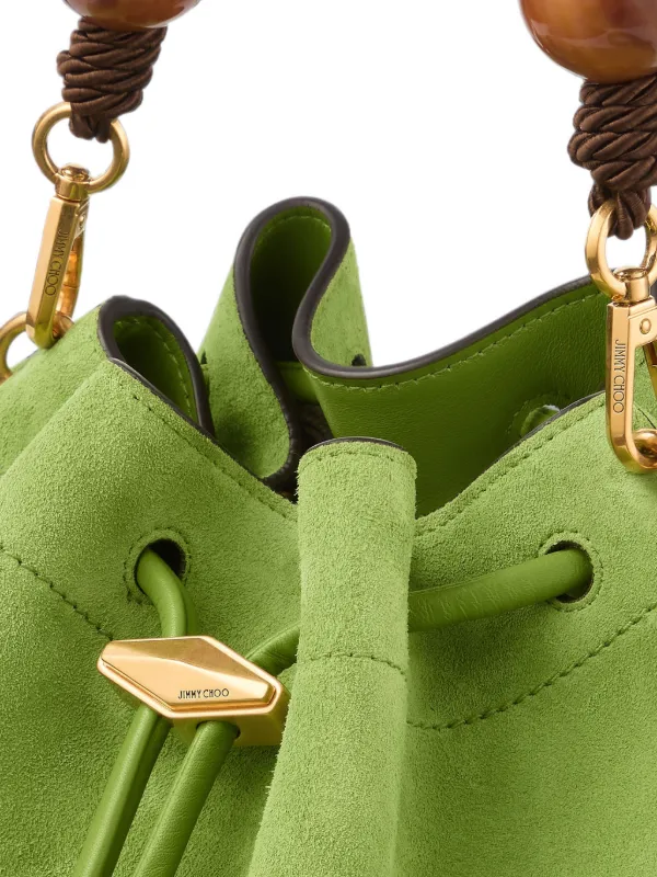 JIMMY CHOO ダークグリーン トートバッグ Jimmy Choo Cinch Medium Shoulder Bag | Green | FARFETCH