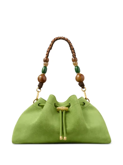 Jimmy Choo شنطة كتف 'سينتش' متوسطة بخرز