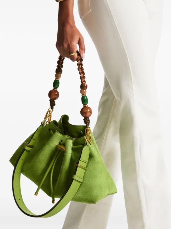 Jimmy Choo Cinch Medium Shoulder Bag | Green | FARFETCH