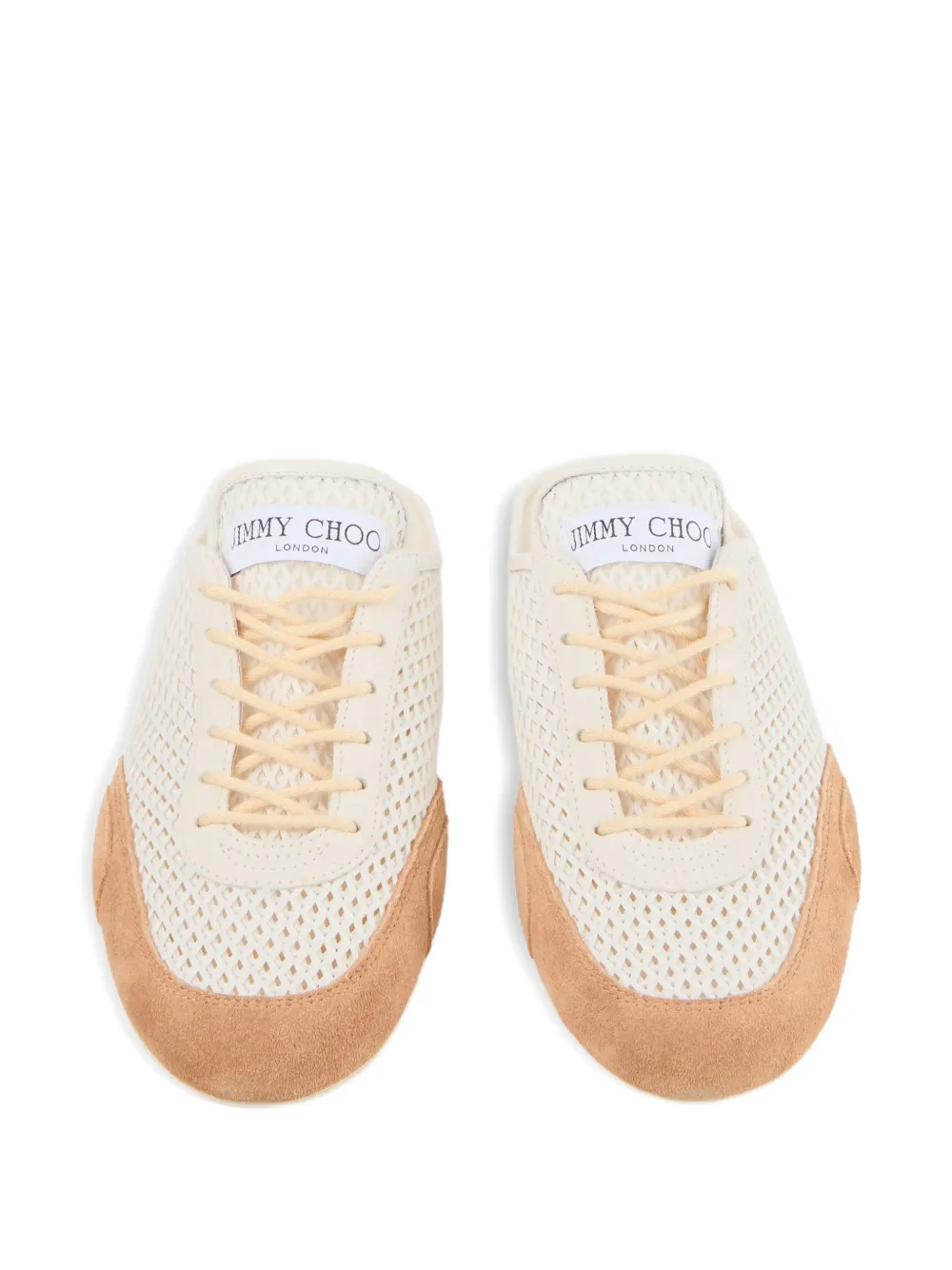 Jimmy Choo Sunny sneakers met mesh vlak Wit