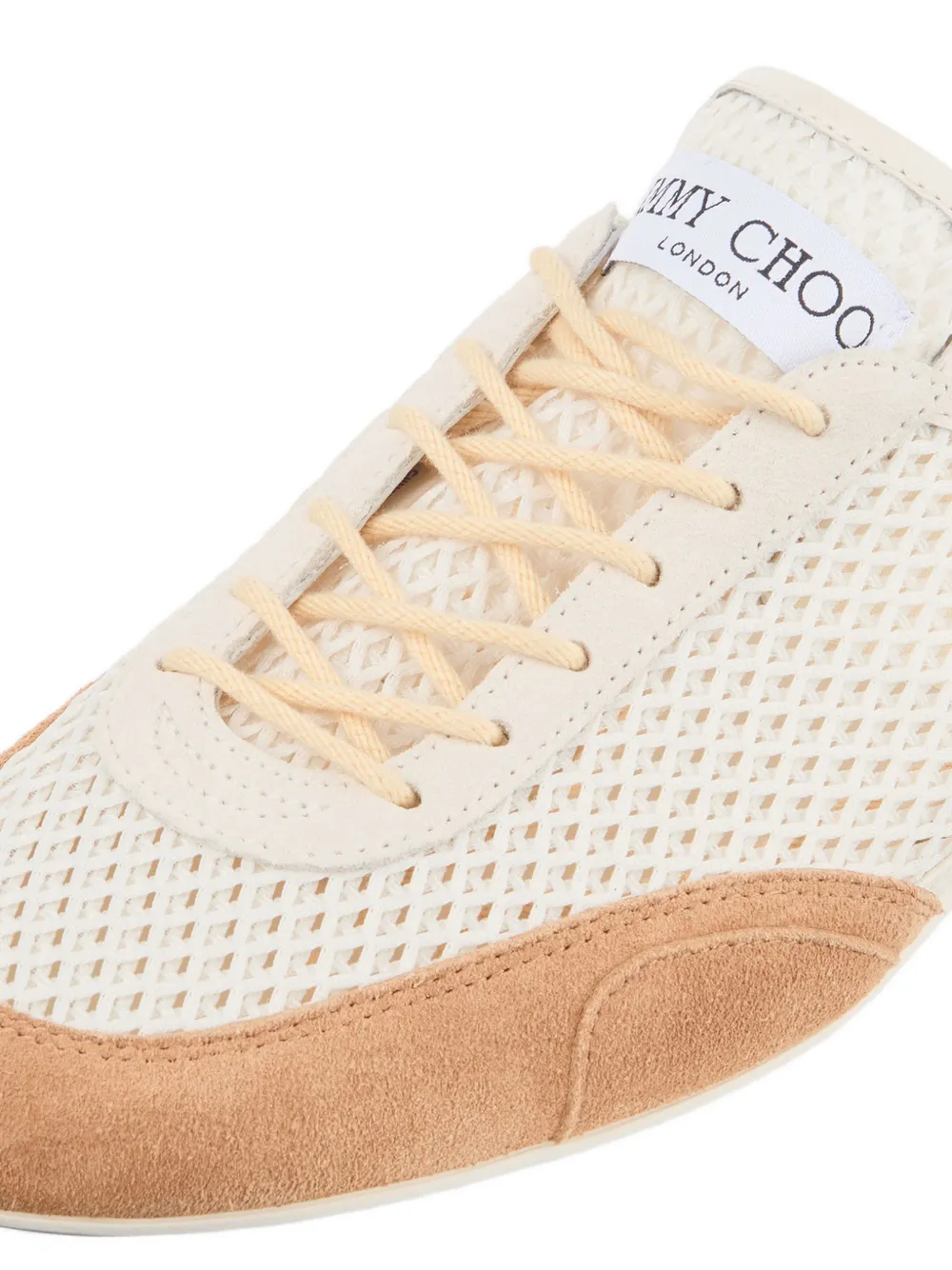 Jimmy Choo Sunny sneakers met mesh vlak Wit