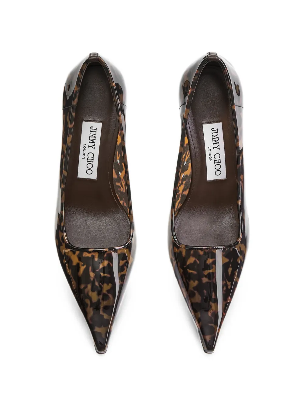 Jimmy Choo Ixia 95 パンプス | ブラウン | FARFETCH JP
