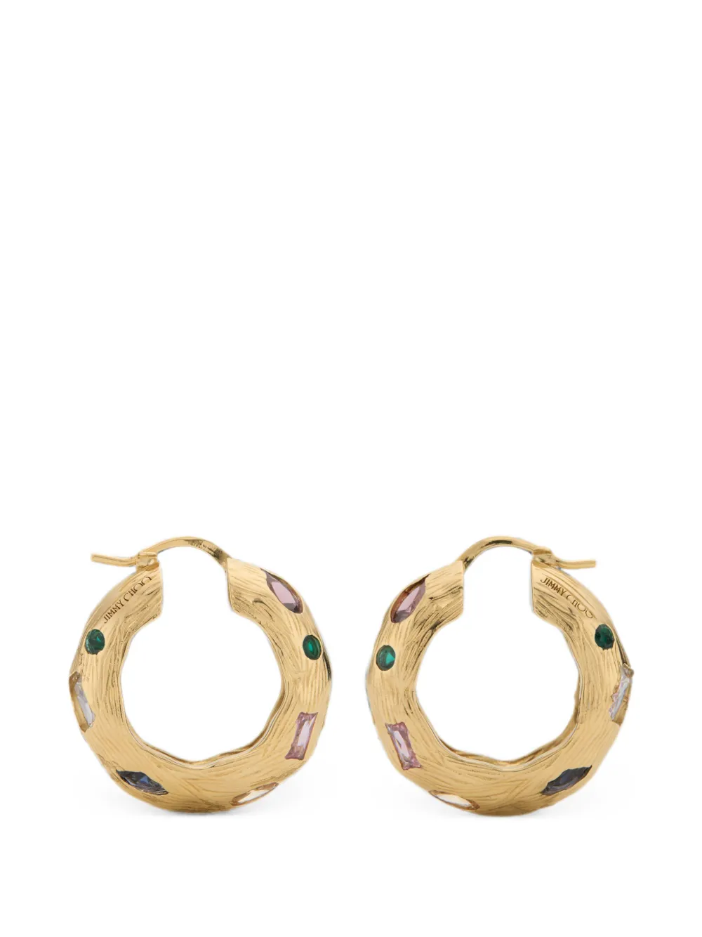 Jimmy Choo stones earrings - Oro