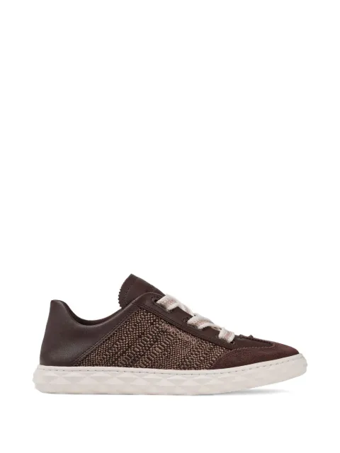 Jimmy Choo Diamond light flex raffia trainers