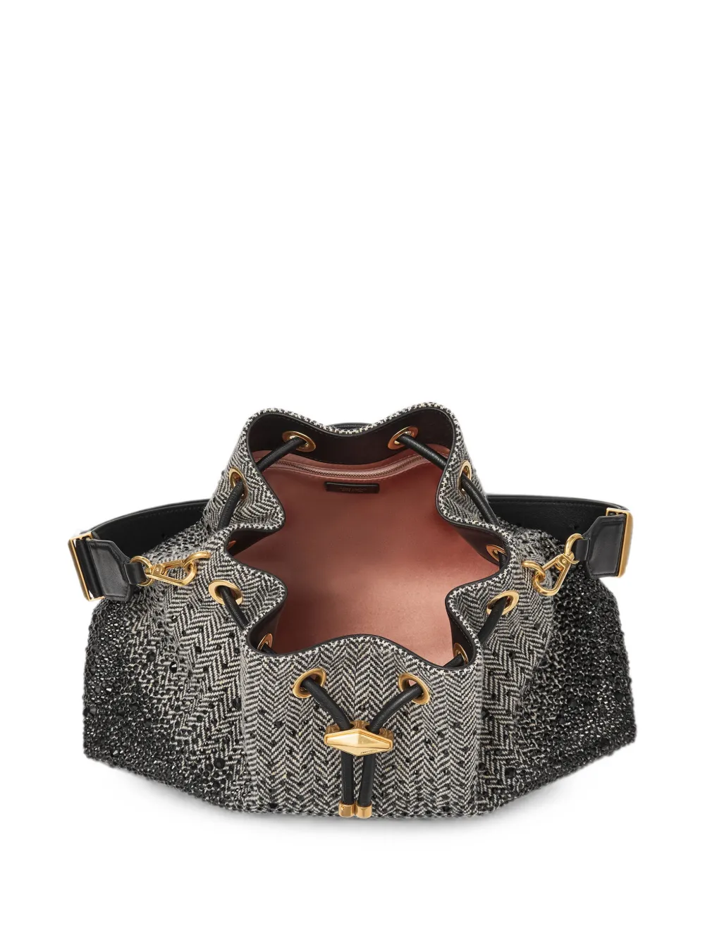Jimmy Choo Bon schoudertas verfraaid met kristallen Zwart
