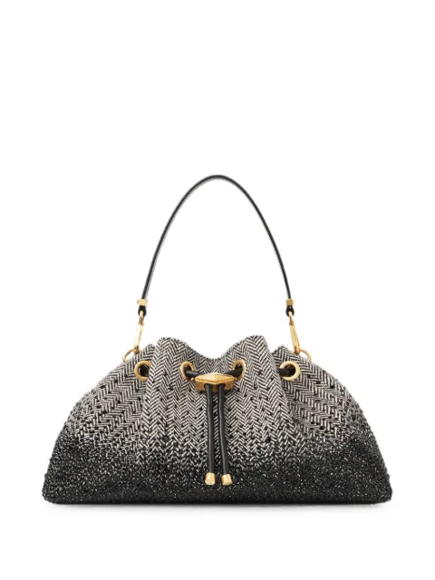 Jimmy Choo Bon Bon crystal-embellished shoulder bag