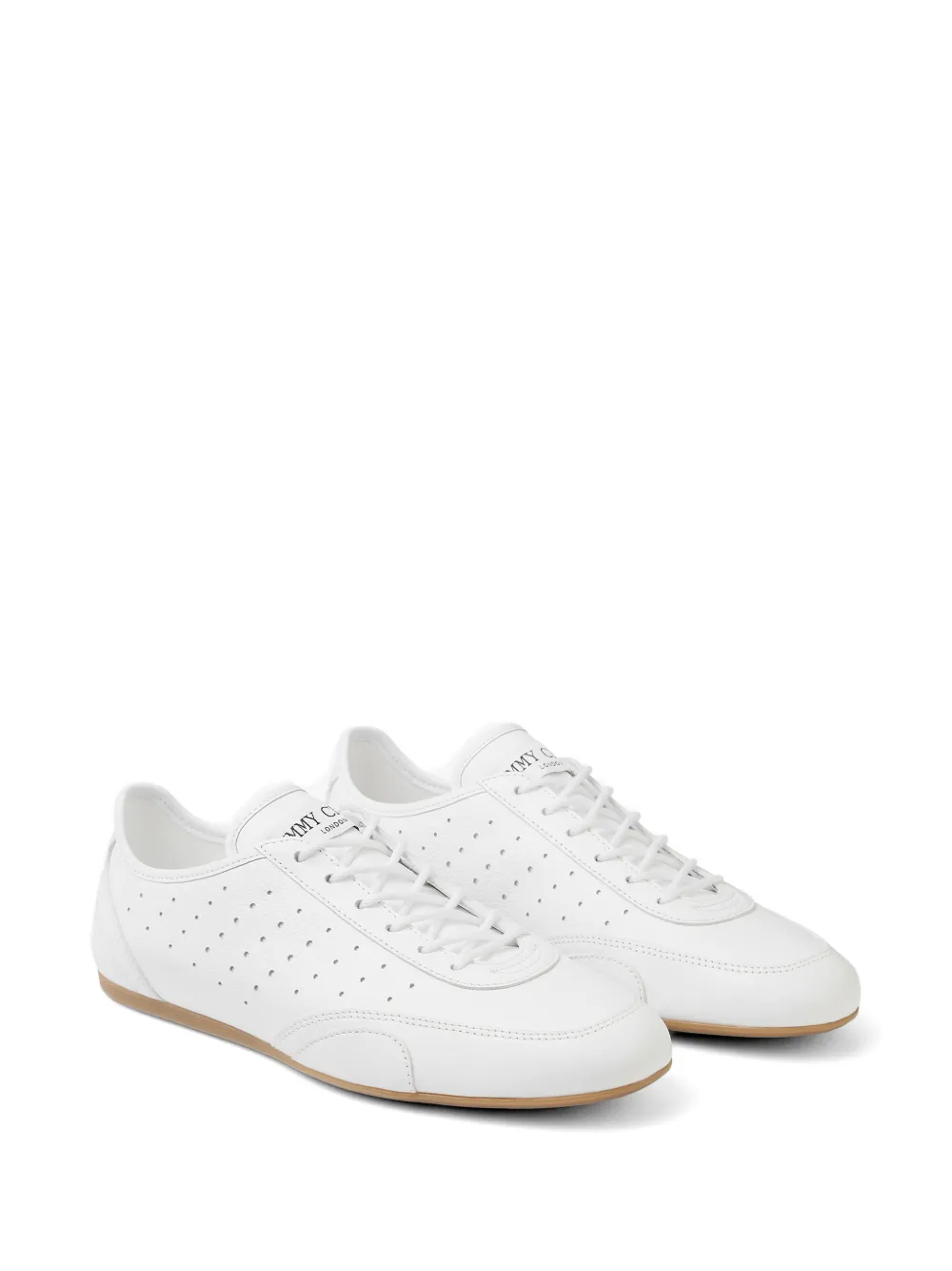 Jimmy Choo Sunny perforated sneakers Wit